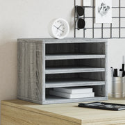 Organizator za stol boja hrasta 36x26x29,5 cm konstruirano drvo