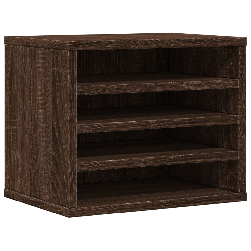 Organizator za stol boja hrasta 36x26x29,5 cm konstruirano drvo