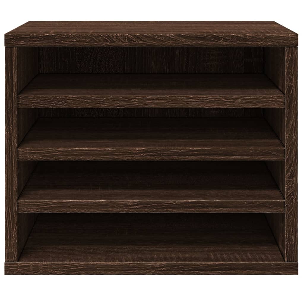 Organizator za stol boja hrasta 36x26x29,5 cm konstruirano drvo