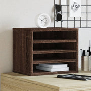 Organizator za stol boja hrasta 36x26x29,5 cm konstruirano drvo