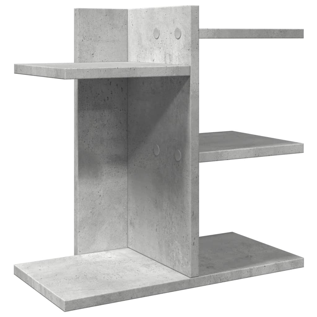 Organizator za stol boja betona 42x21,5x42 cm konstruirano drvo