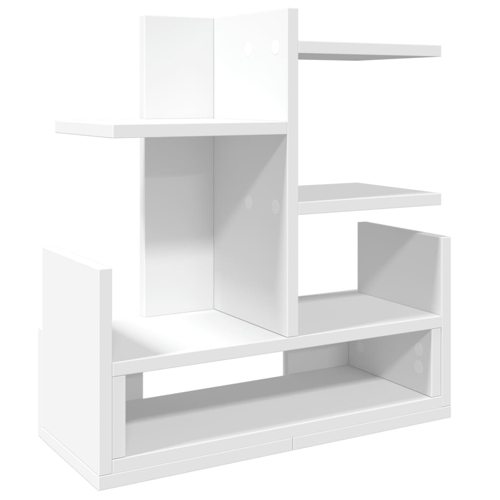 Organizator za stol bijeli 49 x 20 x 52,5 cm konstruirano drvo
