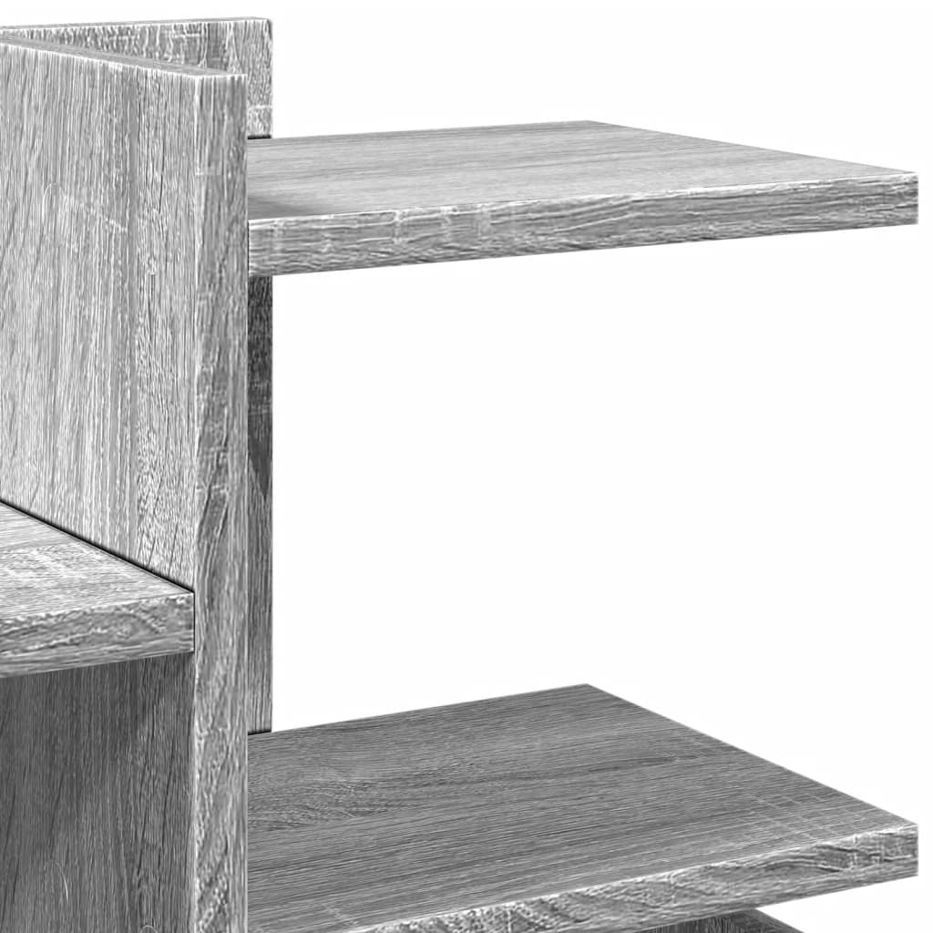 Organizator za stol boja hrasta 49x20x52,5 cm konstruirano drvo