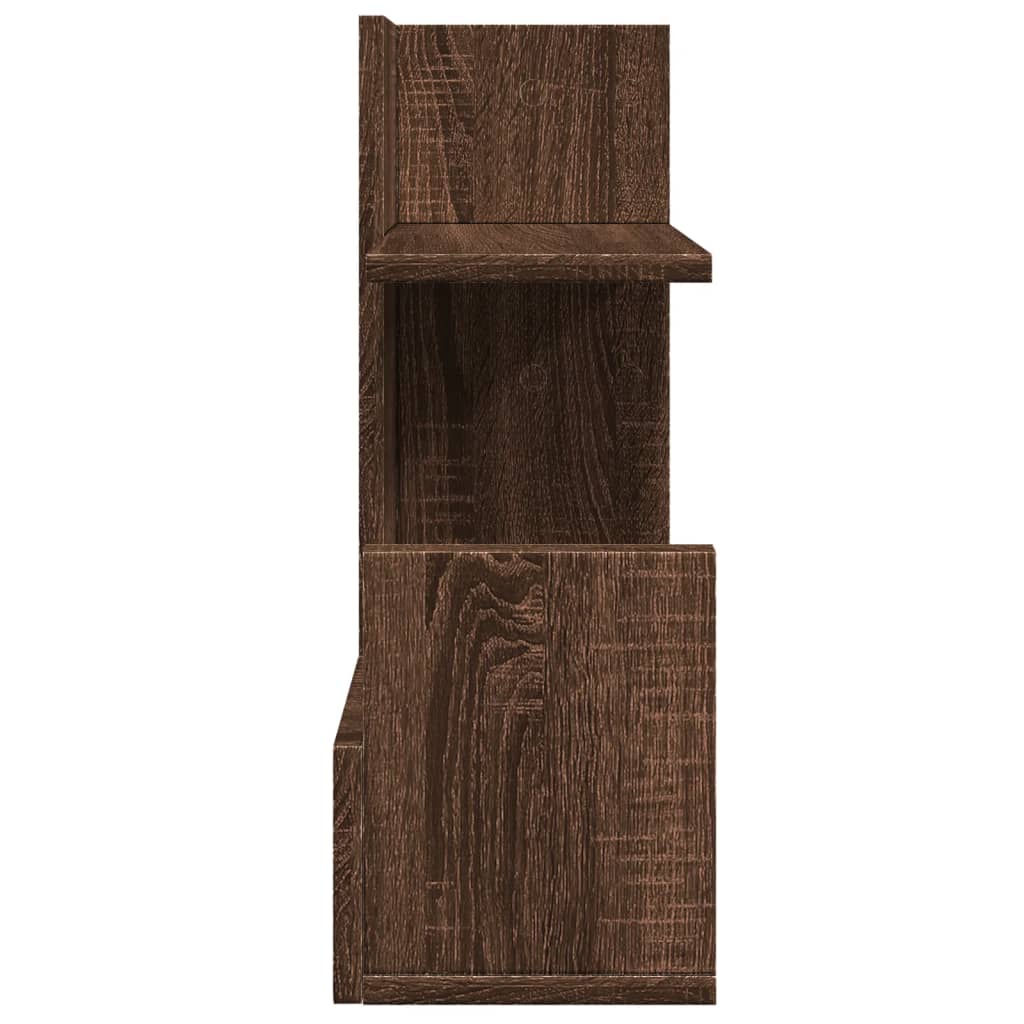 Organizator za stol boja hrasta 49x20x52,5 cm konstruirano drvo