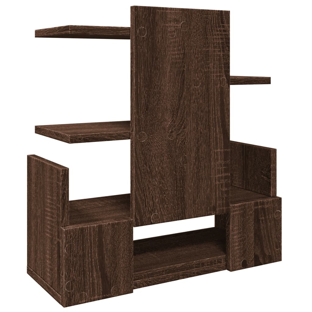 Organizator za stol boja hrasta 49x20x52,5 cm konstruirano drvo
