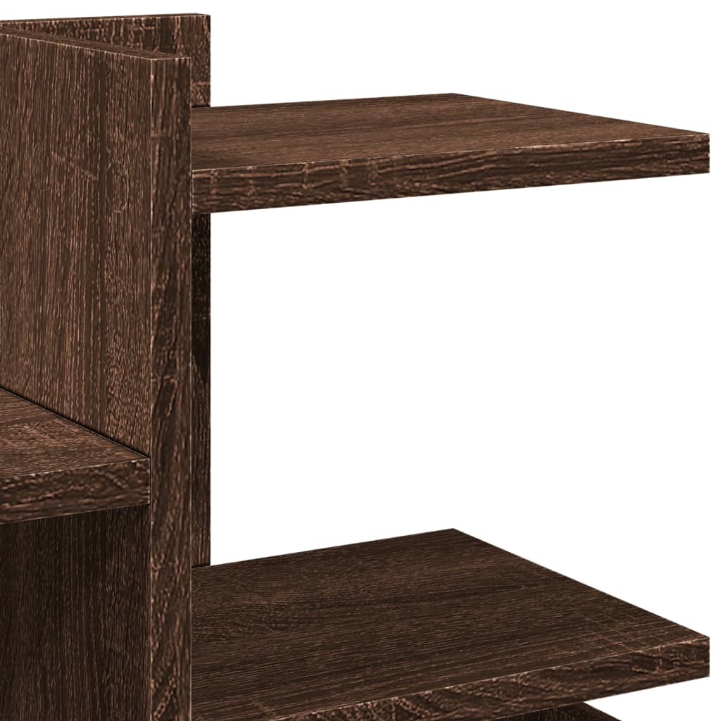 Organizator za stol boja hrasta 49x20x52,5 cm konstruirano drvo