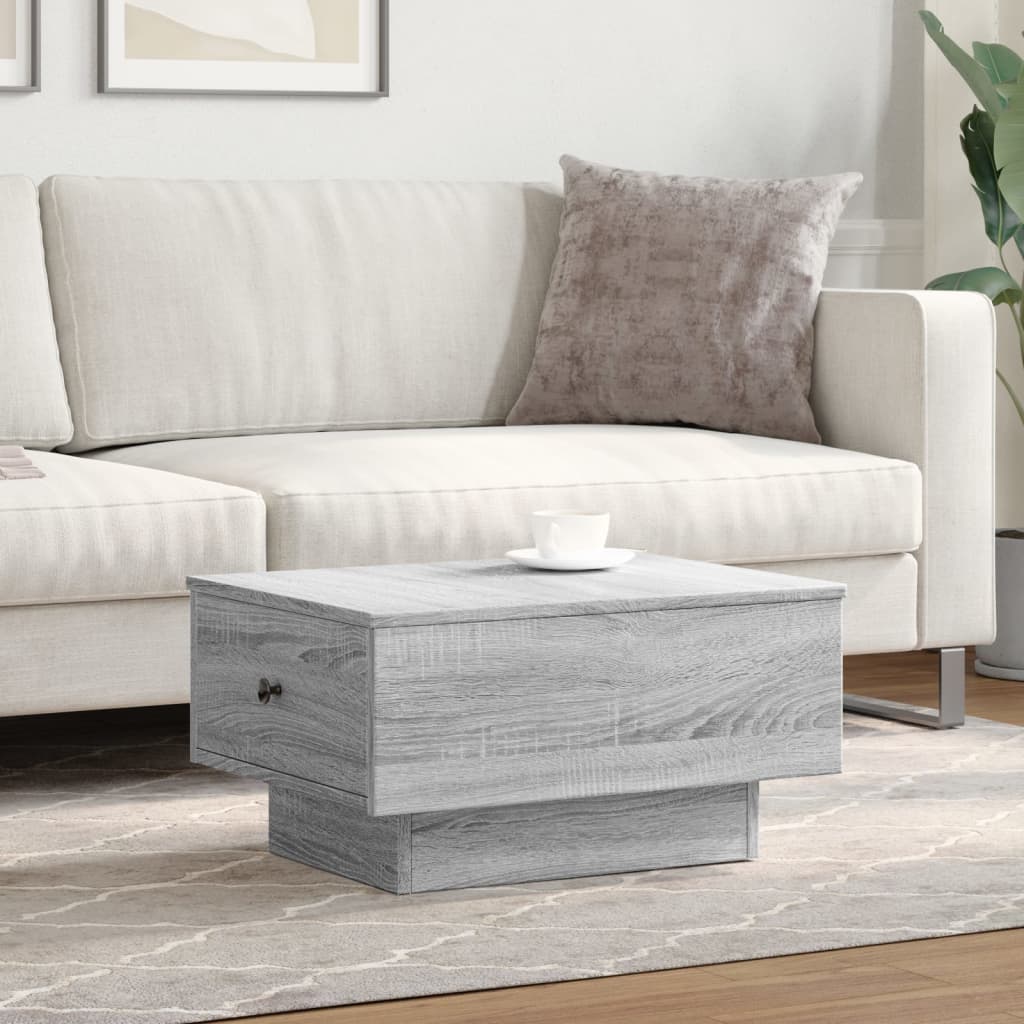 Stolić za kavu boja hrasta sonome 60x45x31 cm konstruirano drvo