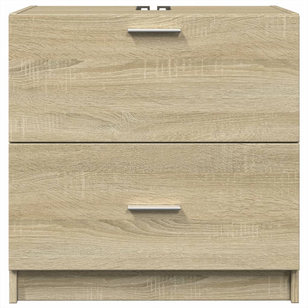 Ormarić za umivaonik boja hrasta 59x37x59 cm konstruirano drvo