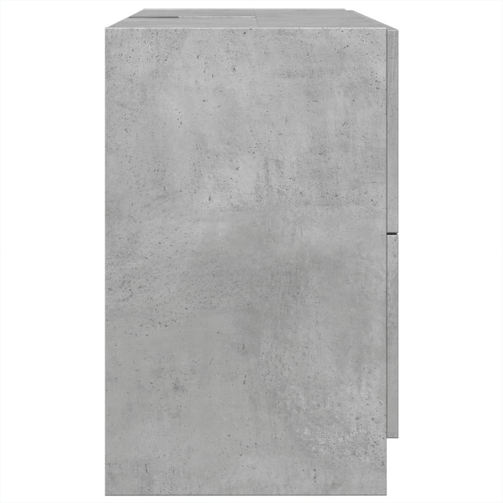 Ormarić za umivaonik boja betona 78x37x59 cm konstruirano drvo