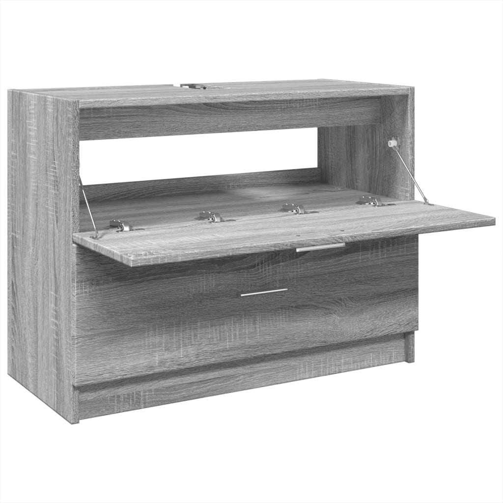 Ormarić za umivaonik boja hrasta sonome 78 x 37 x 59 cm drveni