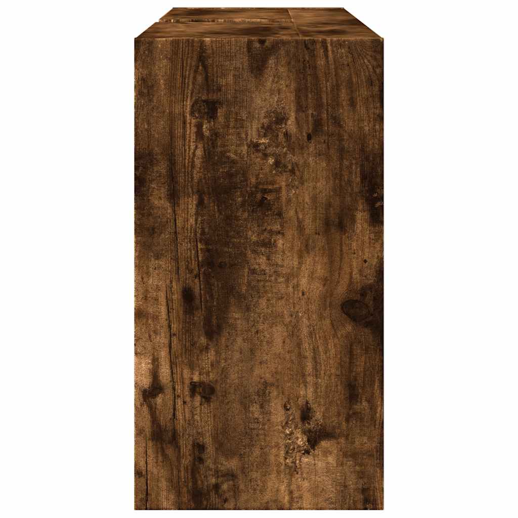 Ormarić za umivaonik boja dimljenog hrasta 90x29x55 cm drveni