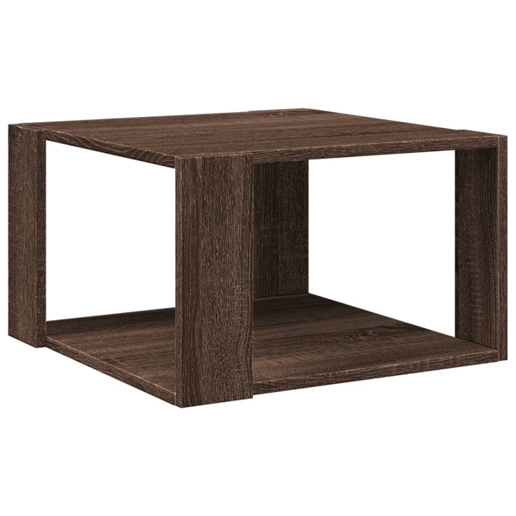 Stolić za kavu boja hrasta 51,5x51,5x30 cm konstruirano drvo