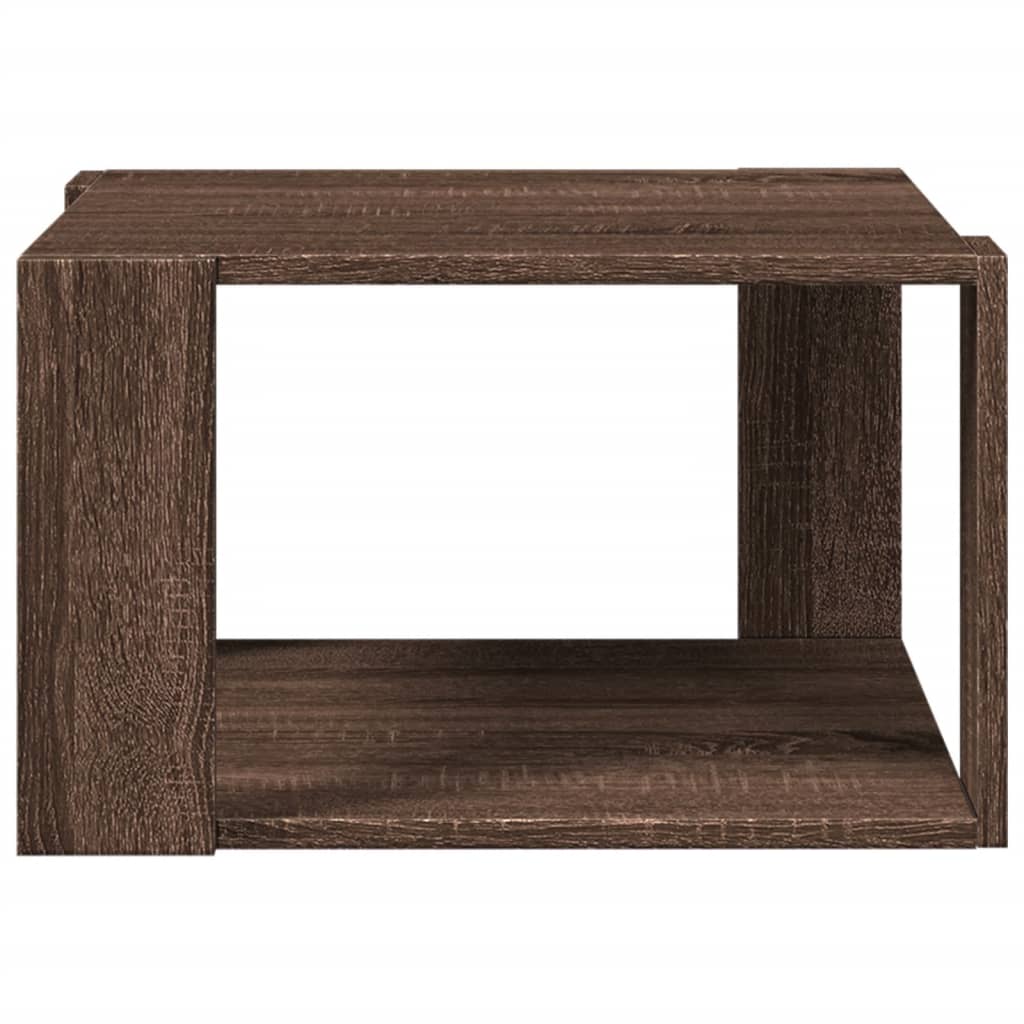 Stolić za kavu boja hrasta 51,5x51,5x30 cm konstruirano drvo
