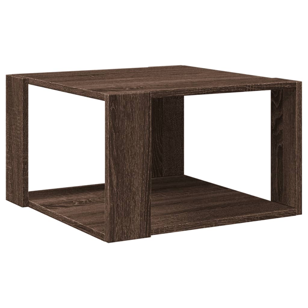 Stolić za kavu boja hrasta 51,5x51,5x30 cm konstruirano drvo