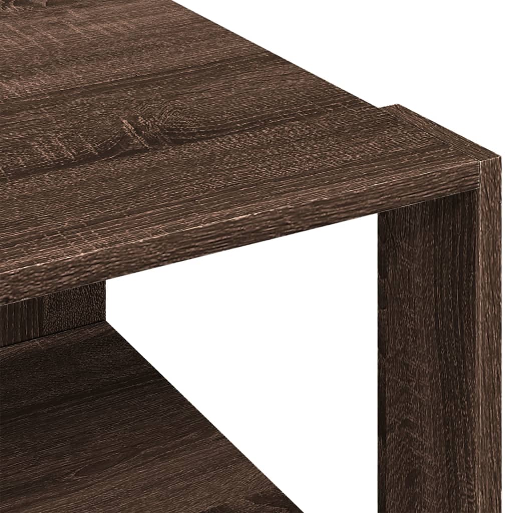 Stolić za kavu boja hrasta 51,5x51,5x30 cm konstruirano drvo