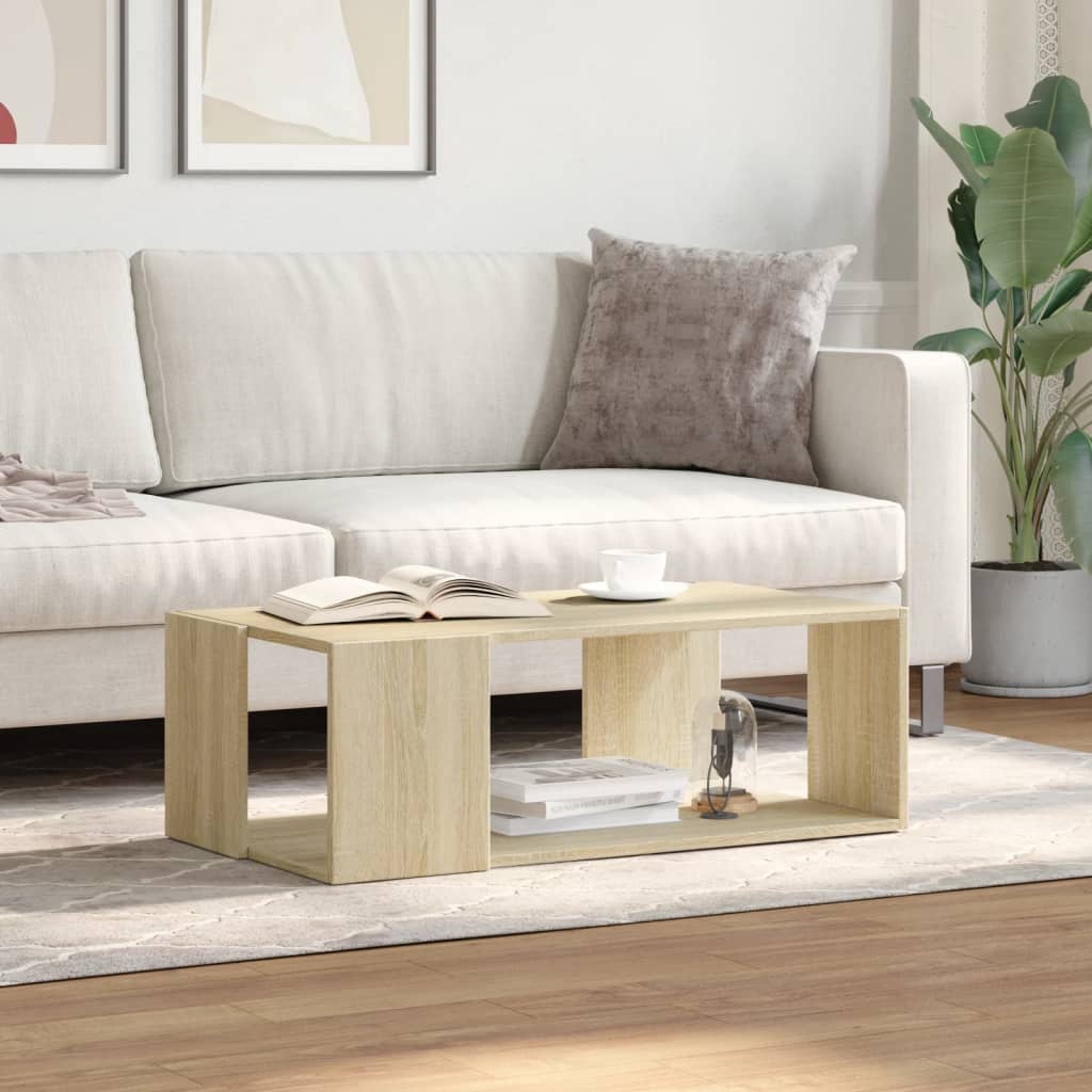 Stolić za kavu boja hrasta 89,5x48x30 cm od konstruiranog drva