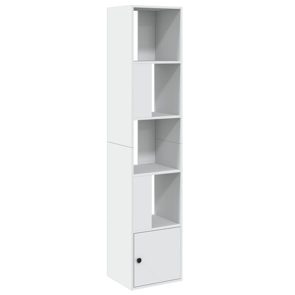 Regal za knjige bijeli 40 x 36 x 189 cm od konstruiranog drva