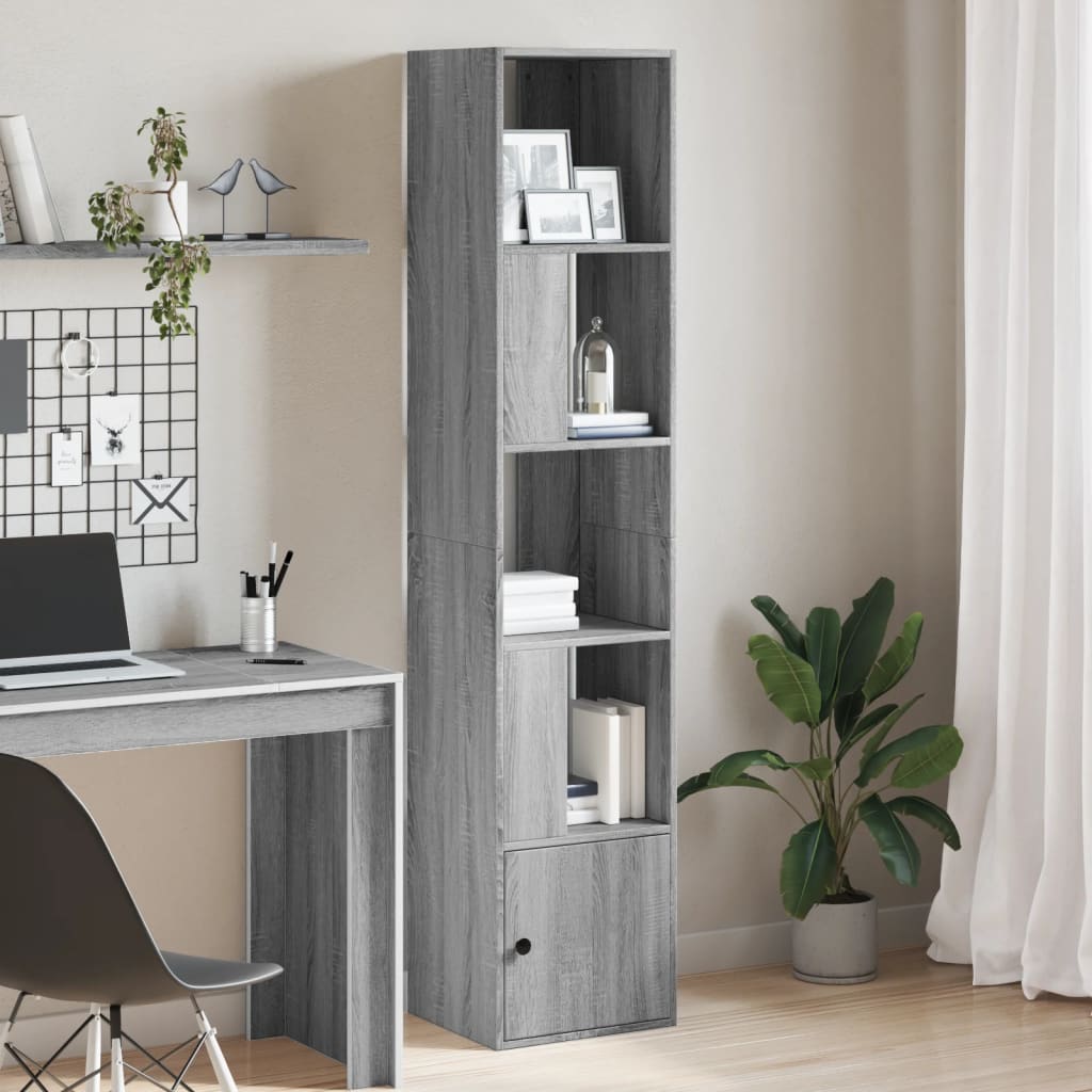 Regal za knjige boja hrasta 40x36x189 cm konstruirano drvo