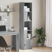 Regal za knjige boja hrasta 40x36x189 cm konstruirano drvo