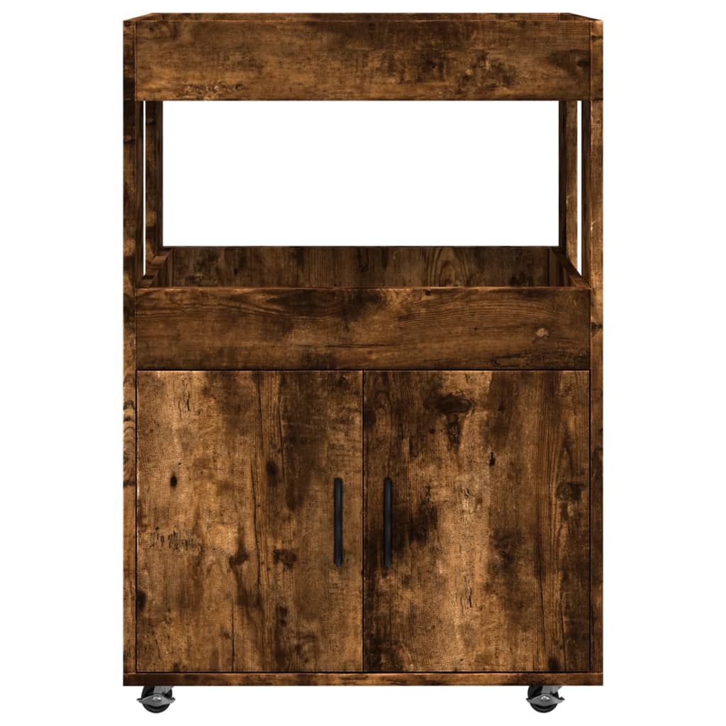 Barska kolica boja hrasta 60x39,5x89 cm od konstruiranog drva