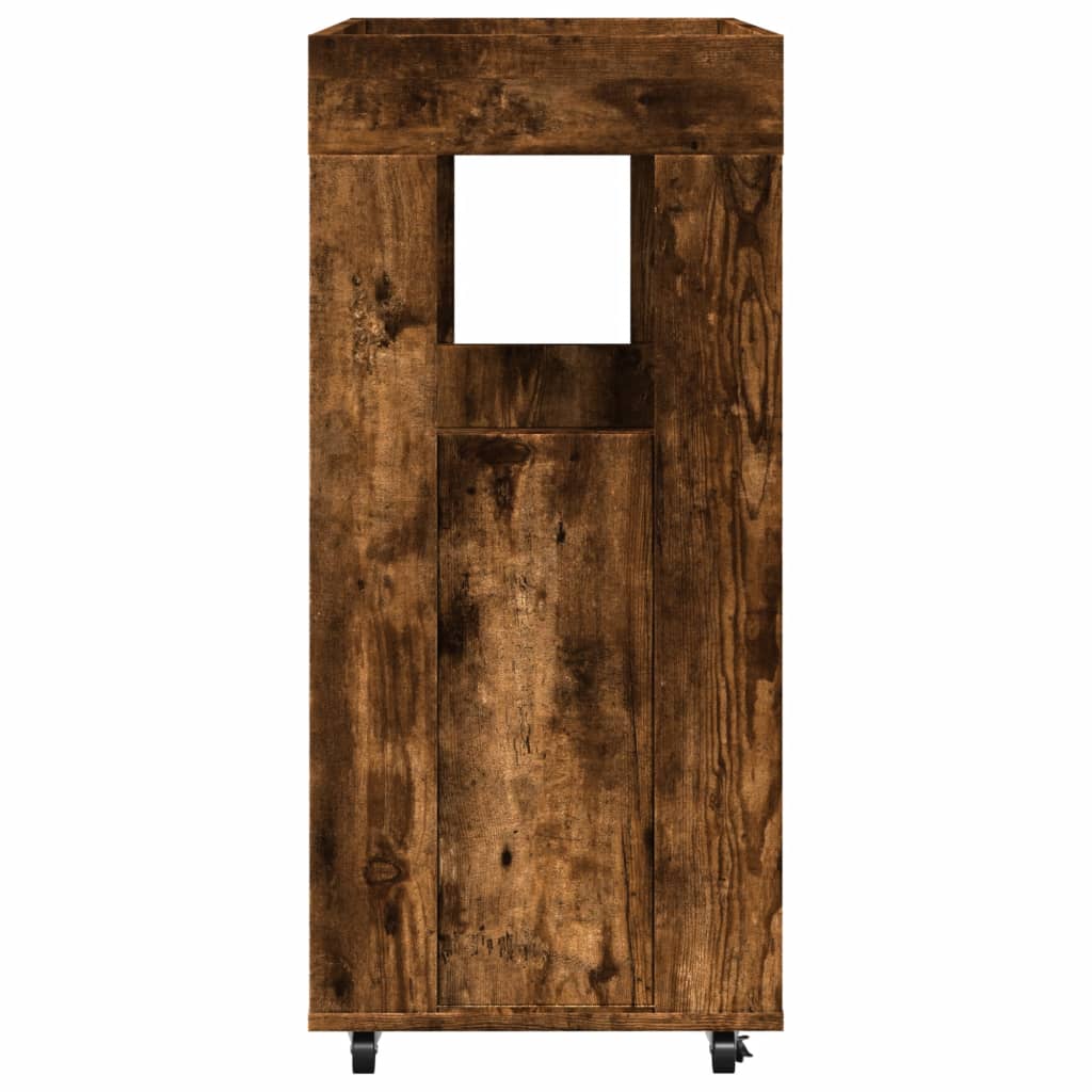 Barska kolica boja hrasta 60x39,5x89 cm od konstruiranog drva