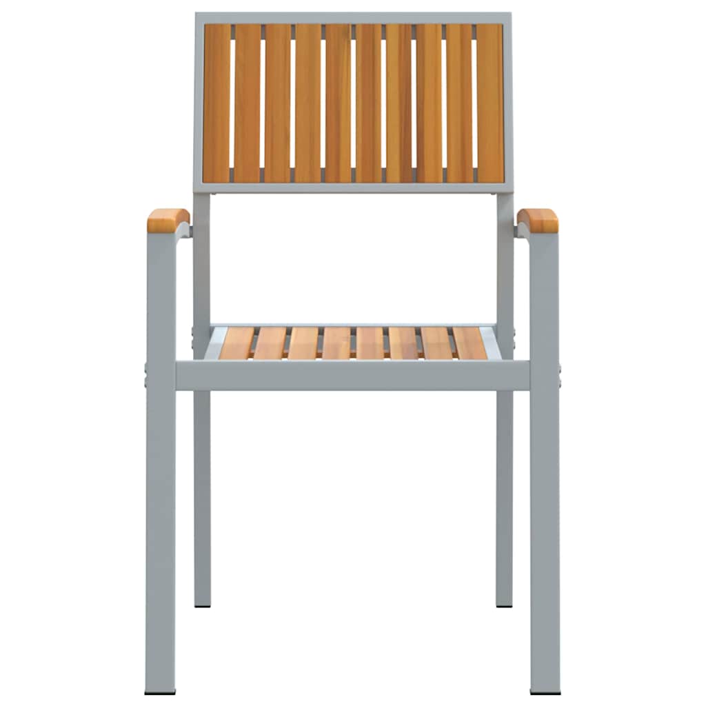 Stolica koja se može slagati 6 pcs Smeđa 56 x 57 x 87 cm