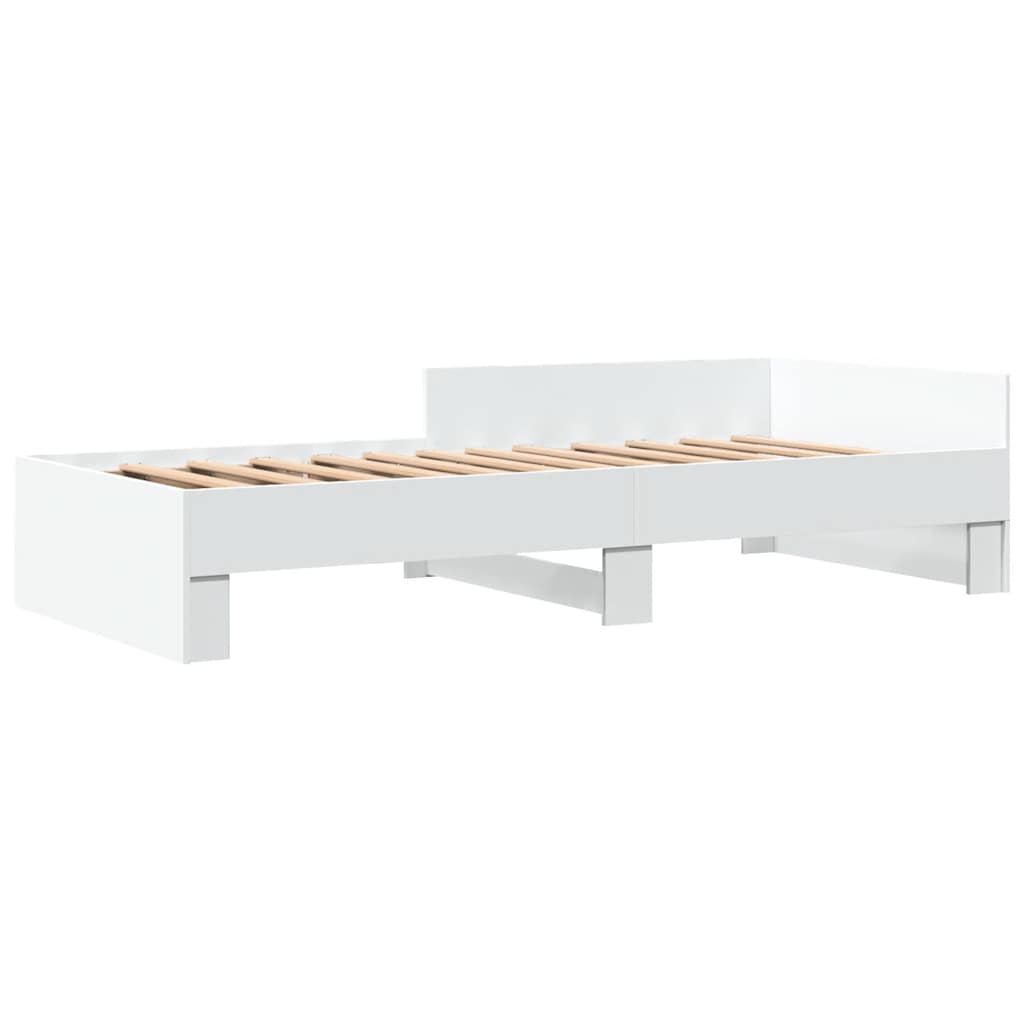 Okvir za krevet bijeli 90x190 cm konstruirano drvo