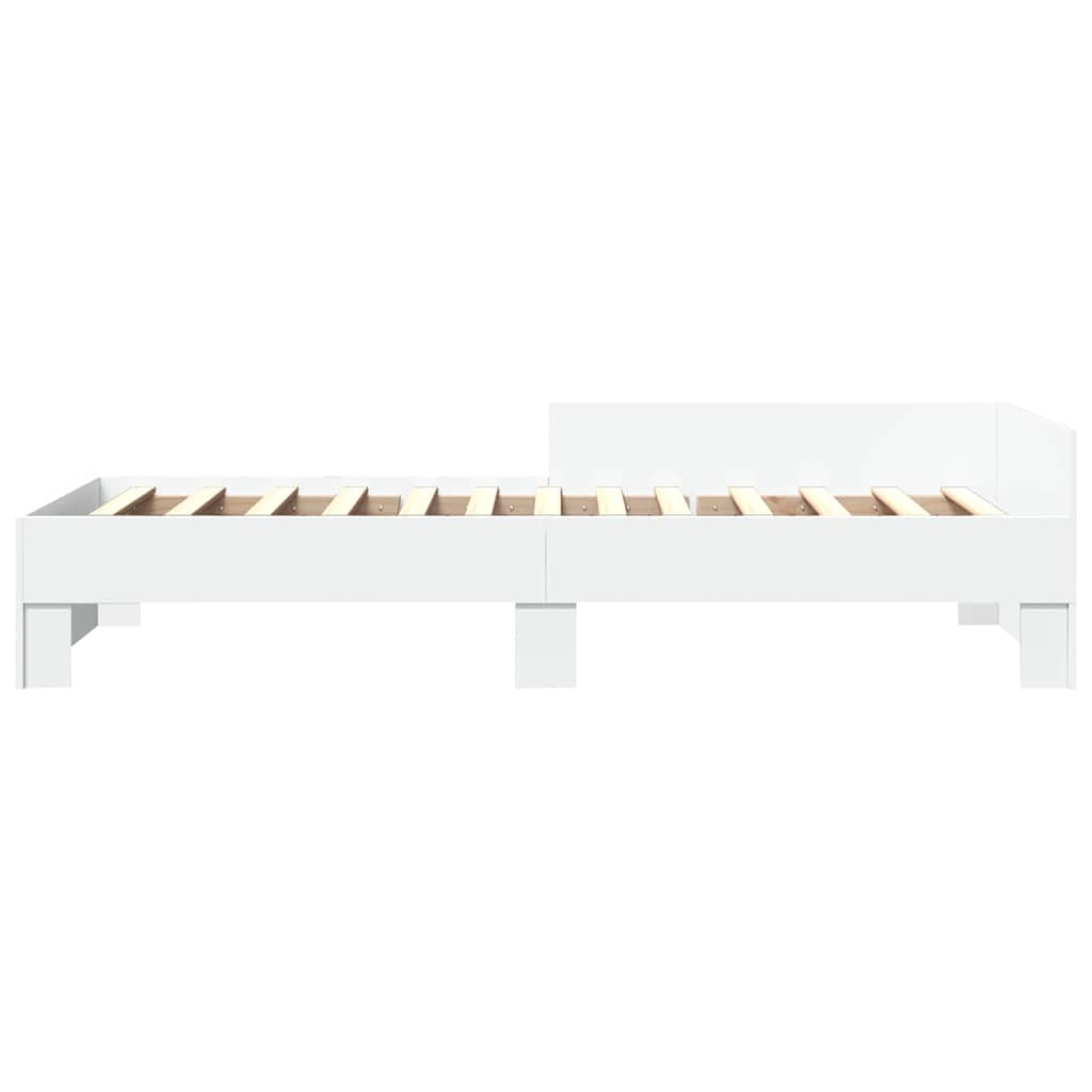 Okvir za krevet bijeli 90x190 cm konstruirano drvo