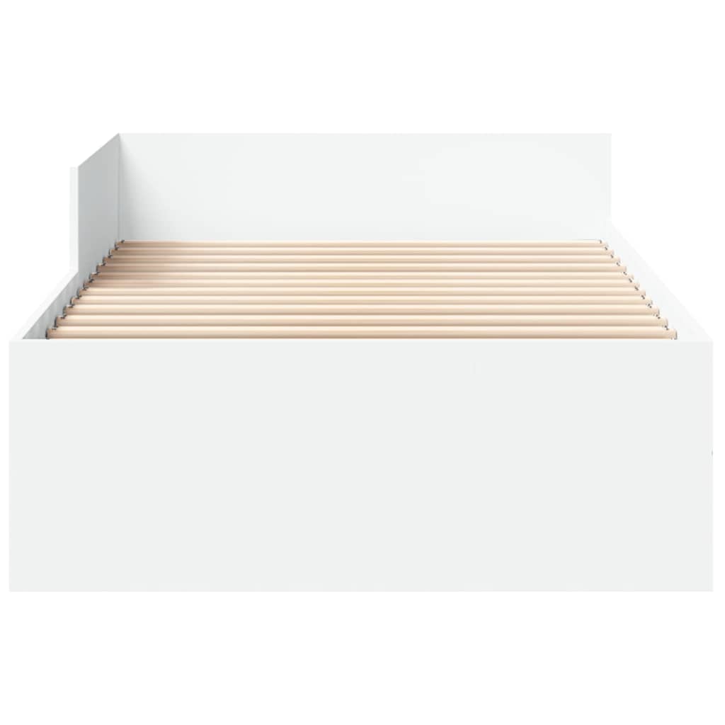 Okvir za krevet bijeli 90x190 cm konstruirano drvo