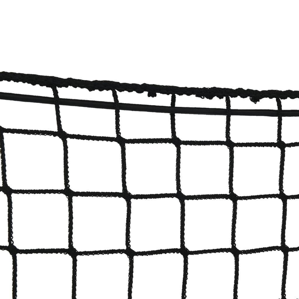 Mreža za prikolicu s elastičnim užetom crna 3,5 x 2,5 m PP