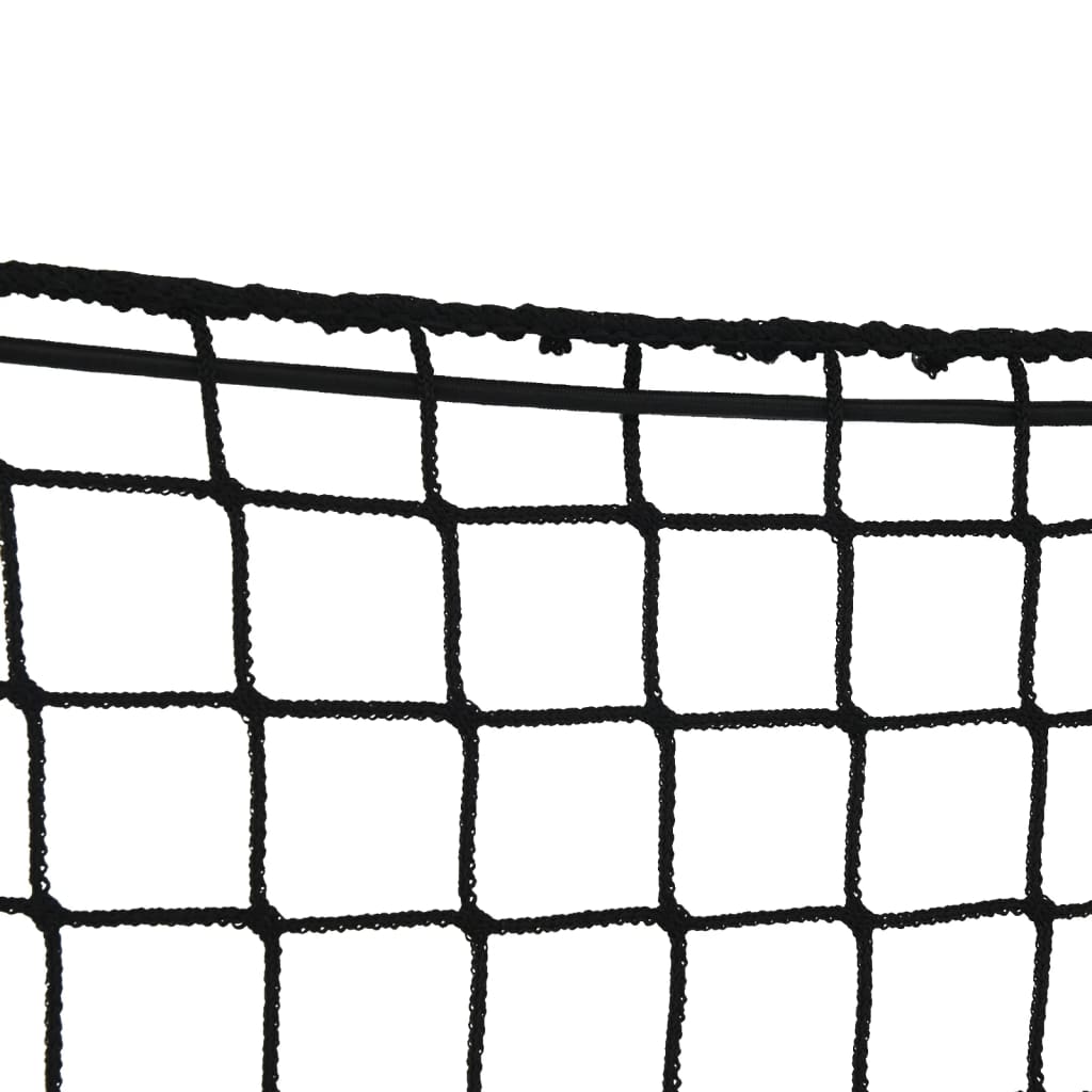 Mreža za prikolicu s elastičnim užetom crna 4 x 3 m PP