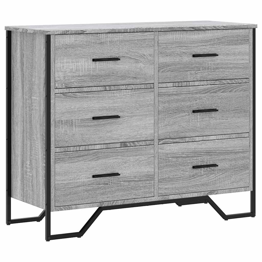 Komoda boja hrasta sonome 91 x 35,5 x 74,5 cm konstruirano drvo