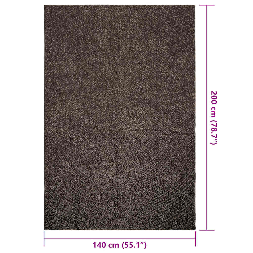 Tepih ZIZUR 140 x 200 cm s izgledom jute unutarnji i vanjski