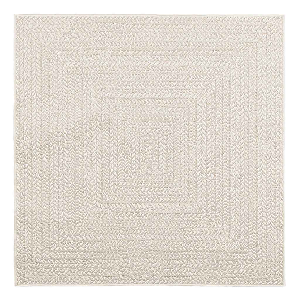 Tepih ZIZUR 120 x 120 cm s izgledom jute unutarnji i vanjski