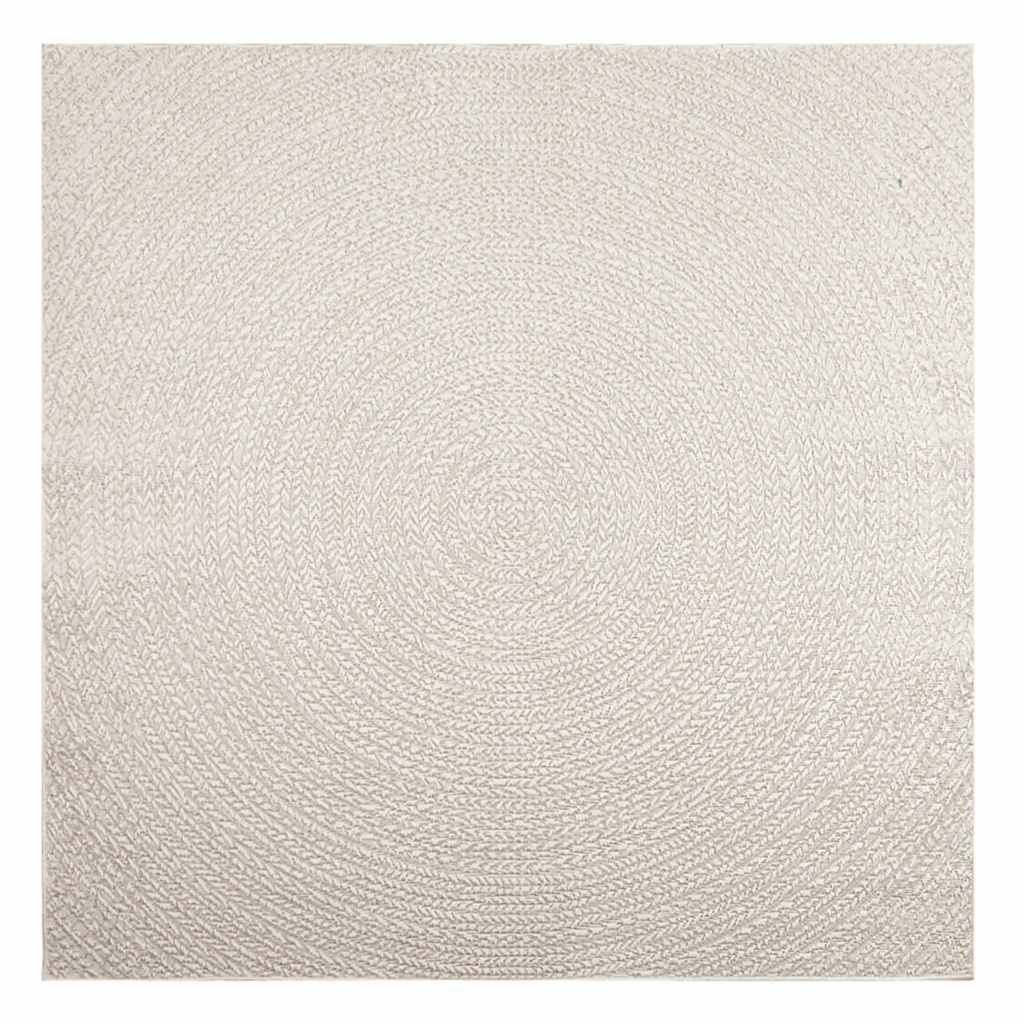 Tepih ZIZUR 200 x 200 cm s izgledom jute unutarnji i vanjski