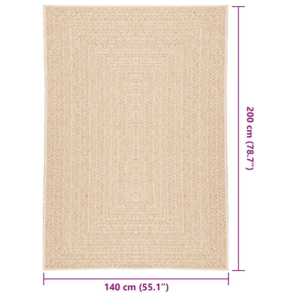 Tepih ZIZUR 140 x 200 cm s izgledom jute unutarnji i vanjski