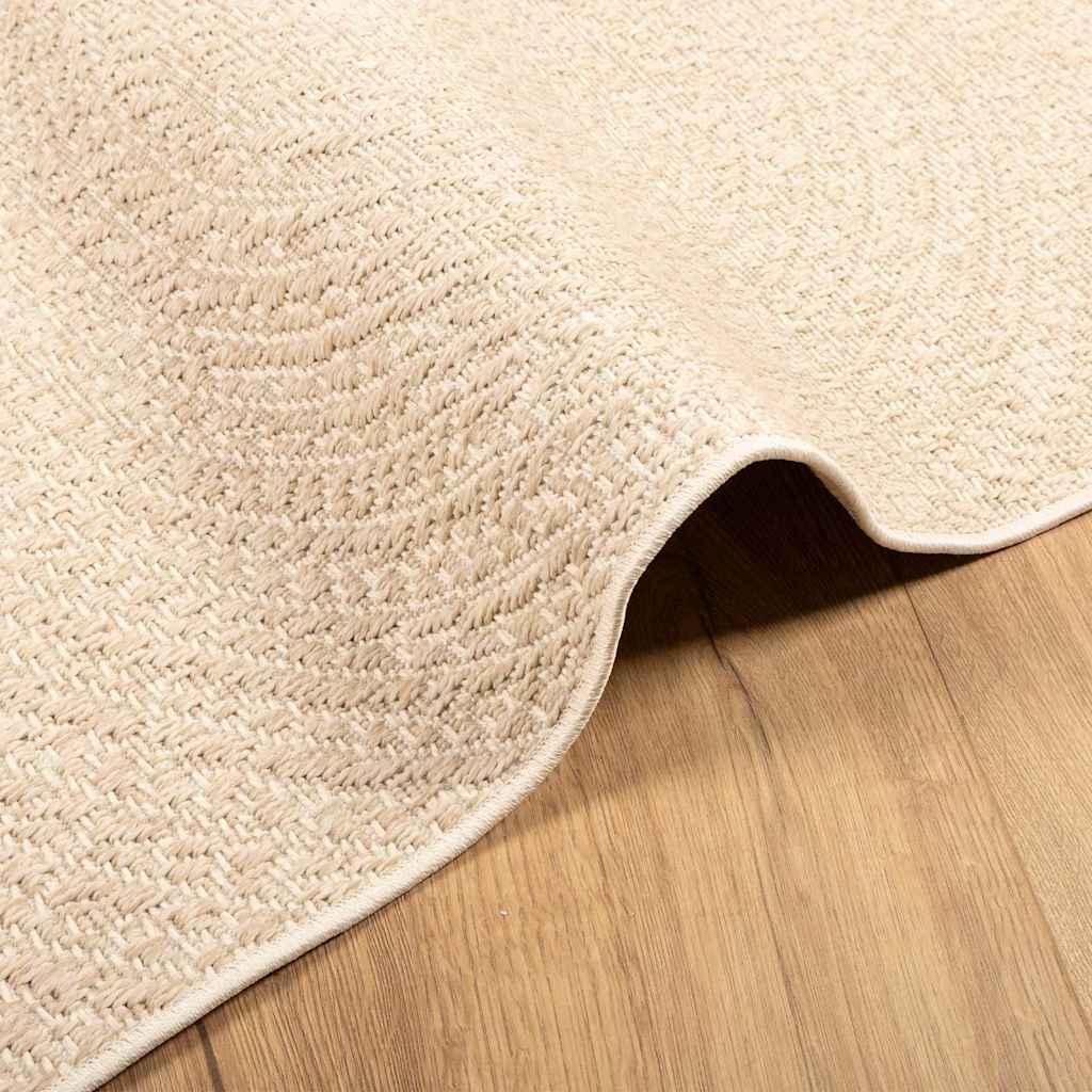 Tepih ZIZUR bež 60 x 110 cm s izgledom jute unutarnji i vanjski