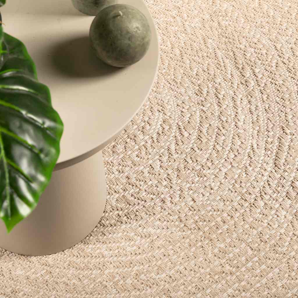 Tepih ZIZUR bež 80 x 150 cm s izgledom jute unutarnji i vanjski