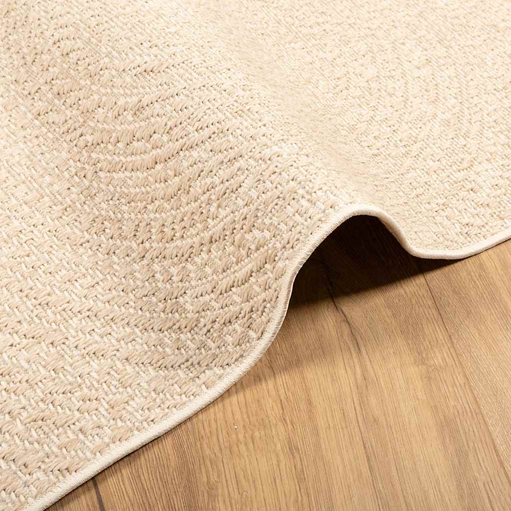 Tepih ZIZUR bež 80 x 150 cm s izgledom jute unutarnji i vanjski