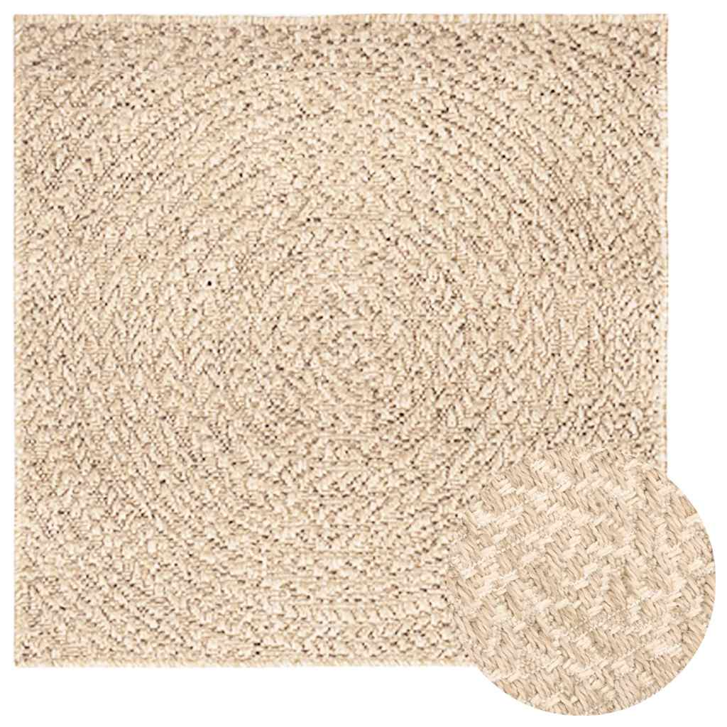 Tepih ZIZUR 120 x 120 cm s izgledom jute unutarnji i vanjski