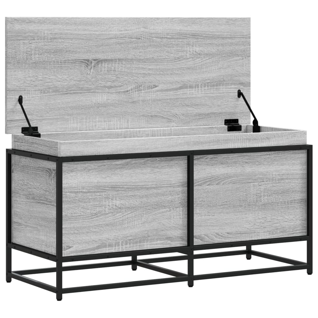 Kutija za pohranu boja hrasta 100x40x51,5 cm konstruirano drvo