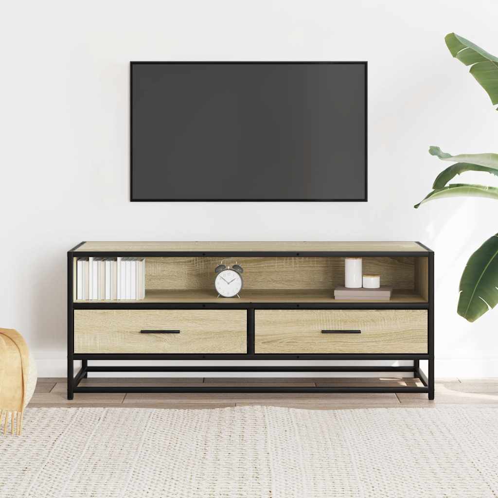 TV ormarić boja hrasta sonome 100x34,5x40 cm konstruirano