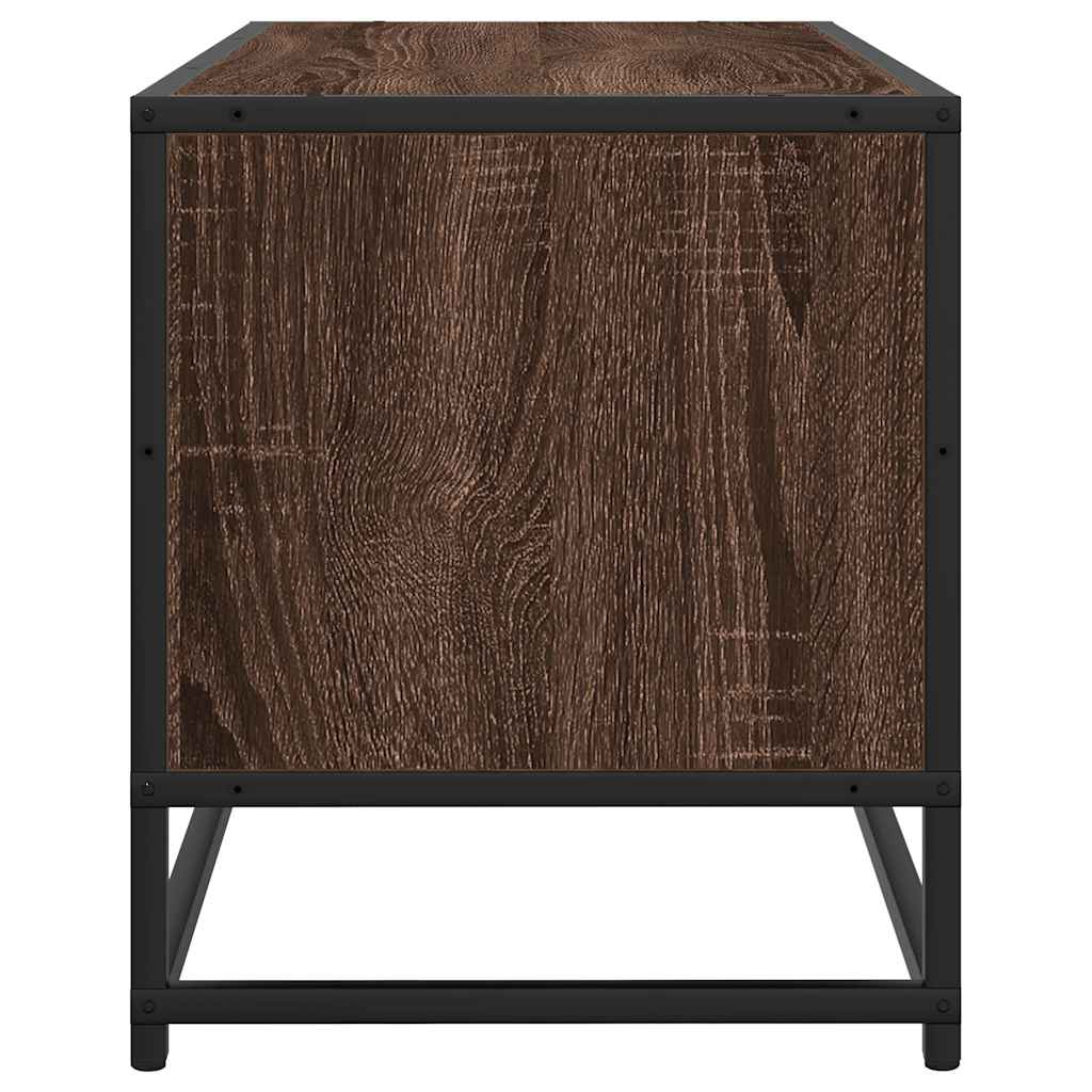 TV ormarić boja smeđeg hrasta 100x34,5x40 cm konstruirano
