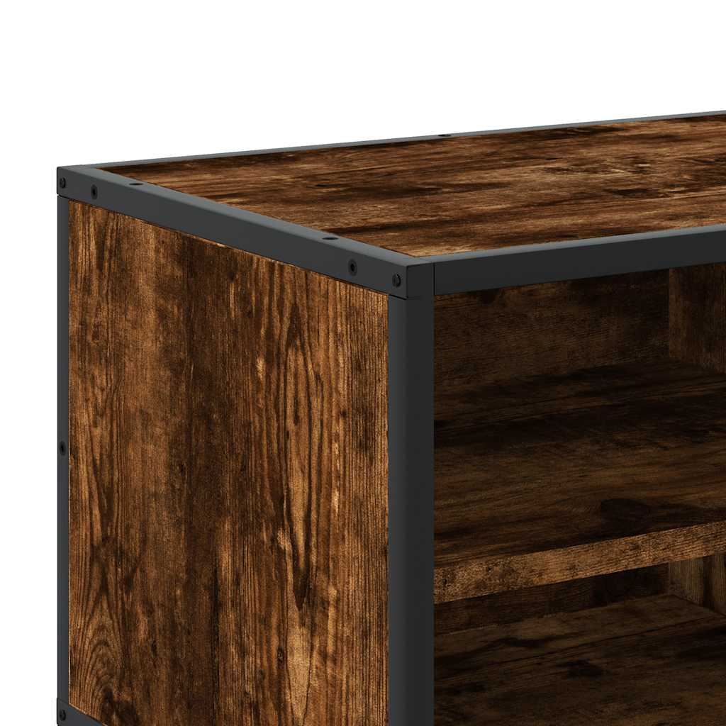 TV ormarić boja dimljenog hrasta 80x34,5x40 cm konstruirano
