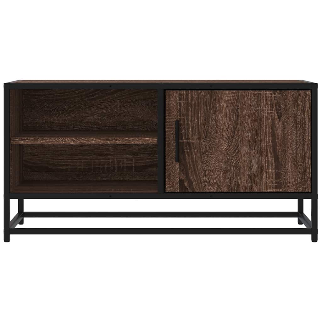 TV ormarić boja smeđeg hrasta 80x34,5x40 cm konstruirano