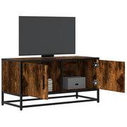 TV ormarić boja dimljenog hrasta 80x34,5x40 cm konstruirano