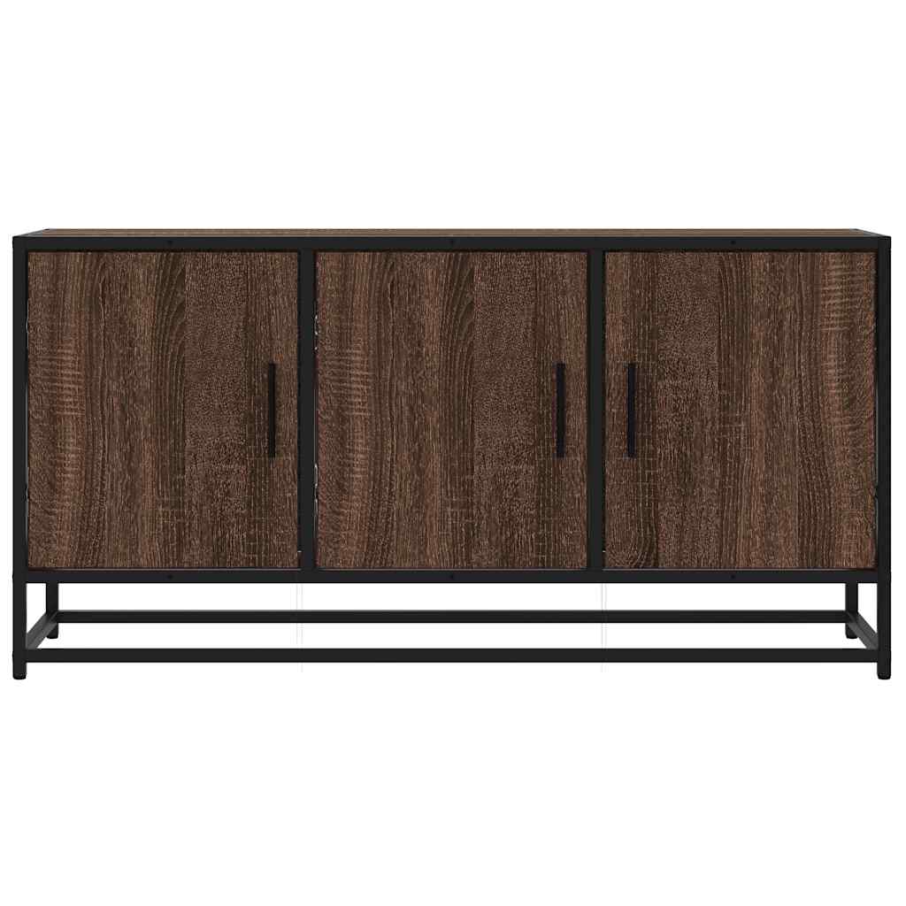 TV ormarić smeđi hrast 100x35x50 cm Konstruirano drvo i metal