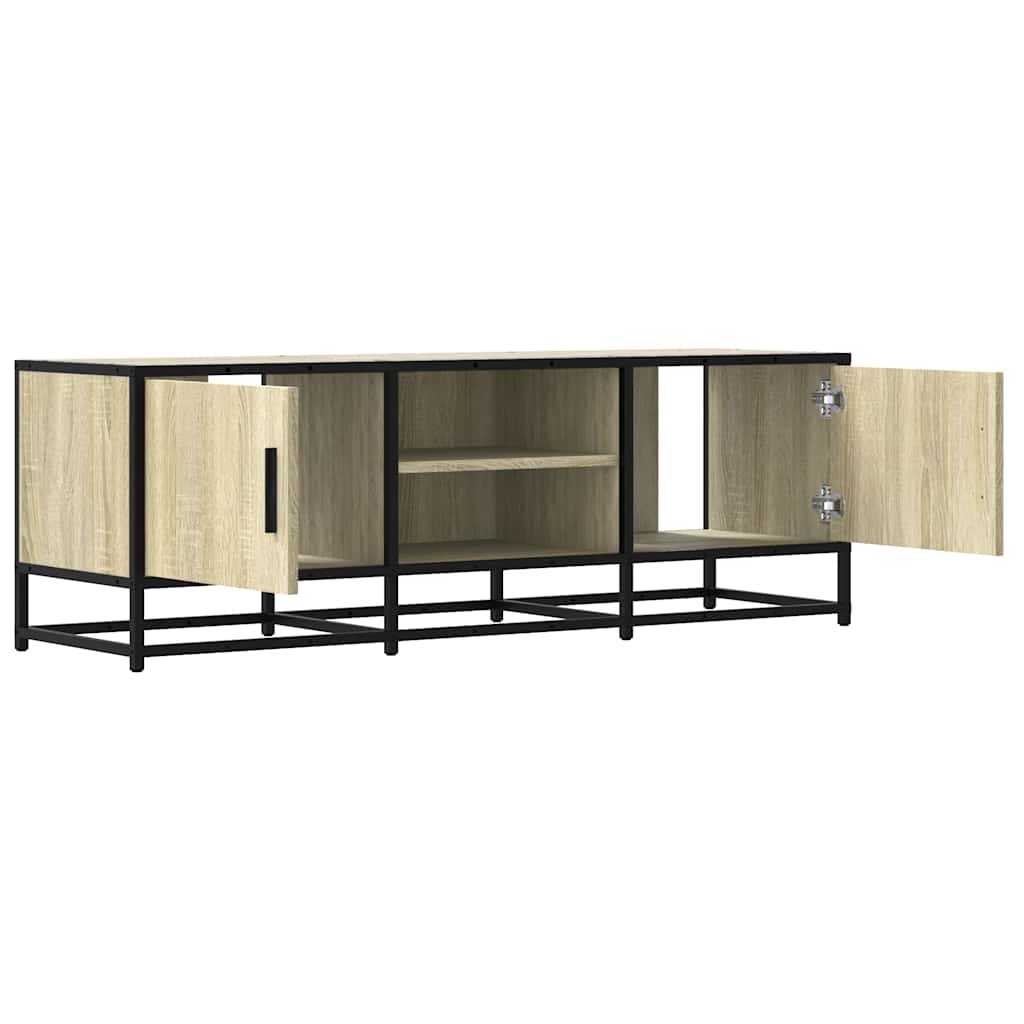 TV ormarić Sonoma hrast 120x35x41 cm Konstruirano drvo i metal