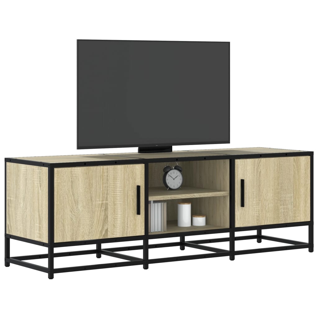 TV ormarić Sonoma hrast 120x35x41 cm Konstruirano drvo i metal