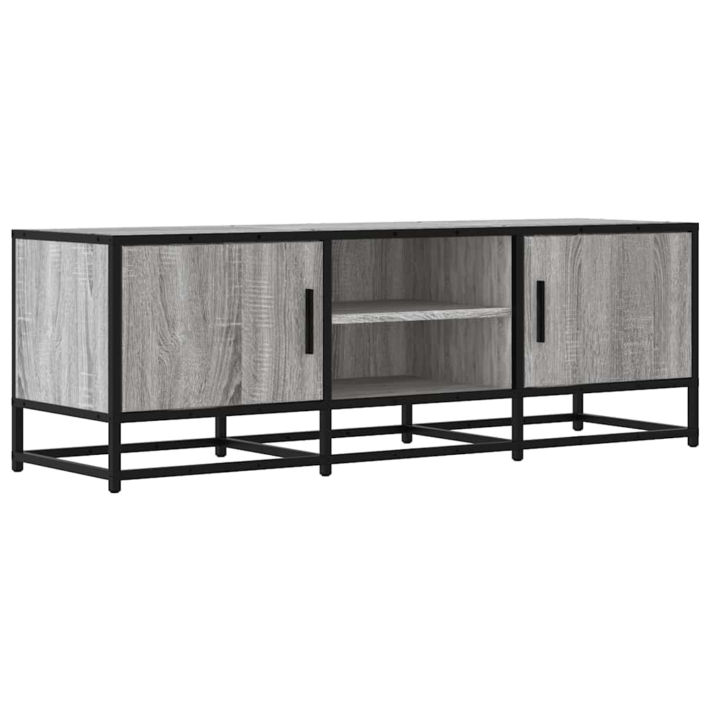TV ormarić sivi Sonoma 120x35x41 cm Konstruirano drvo i metal